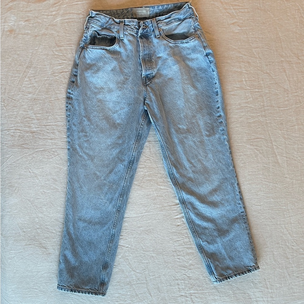Everlane 90s Cheeky Curvy Size 30 Regular - Light Blue Wash